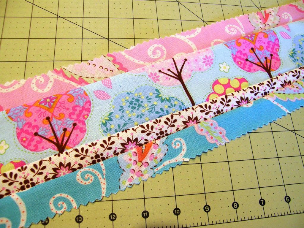 The Woman on the Hill Easy Strip Diamond Quilt Block