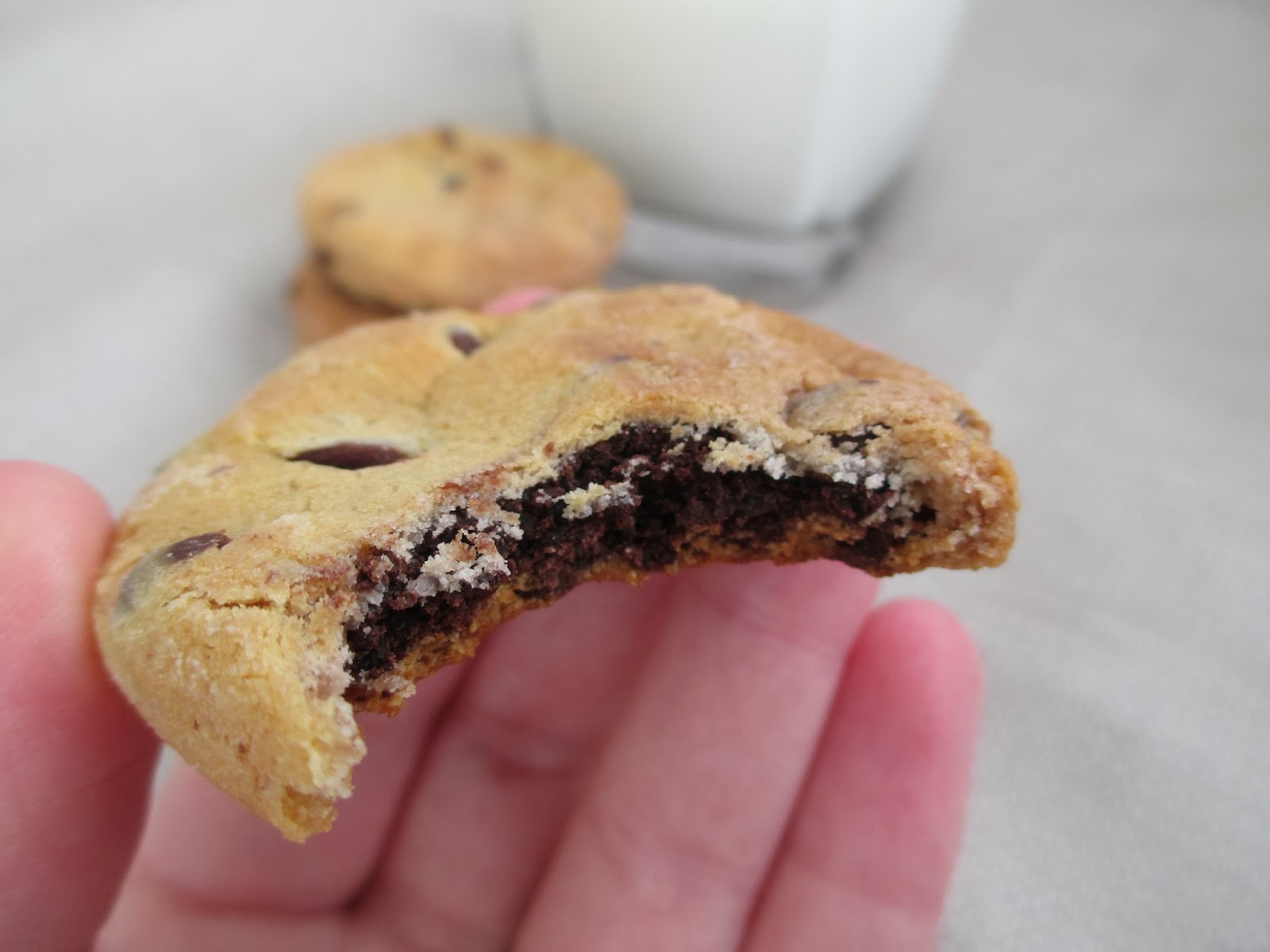 My Half Assed Kitchen Chips Ahoy Brownie Filled Chocolate Chip Cookies