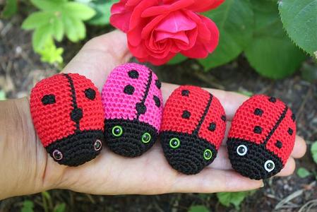 HAPPYAMIGURUMI: Amigurumi ladybug!