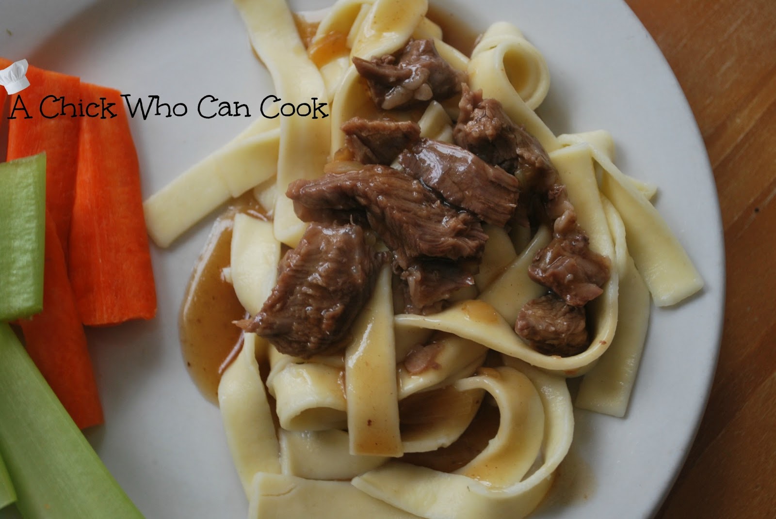 A Chick Who Can Cook Roast Beef Noodles