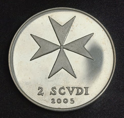 Malta 2 Scudi coin
