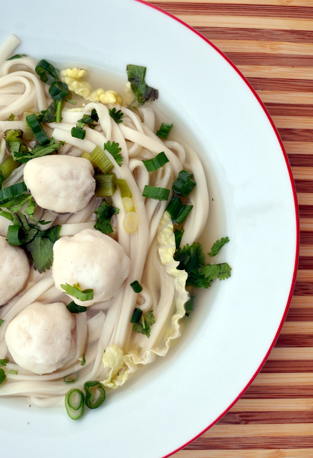 iron stef fish balls with sweet pork filling