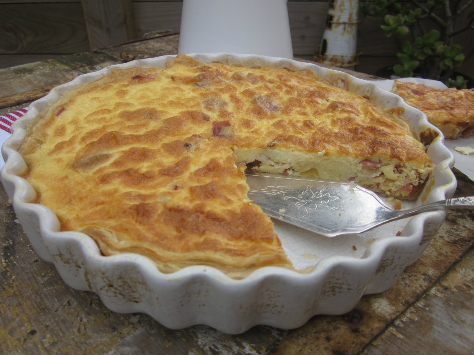 Recipe for Quick Quiche Lorraine without Cream Desire Empire