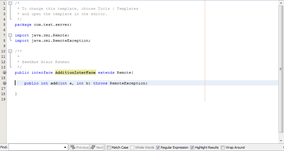 Java RMI (Remote Method Invocation)