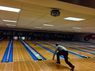 Alex winning the Rocktime Bowling Championship