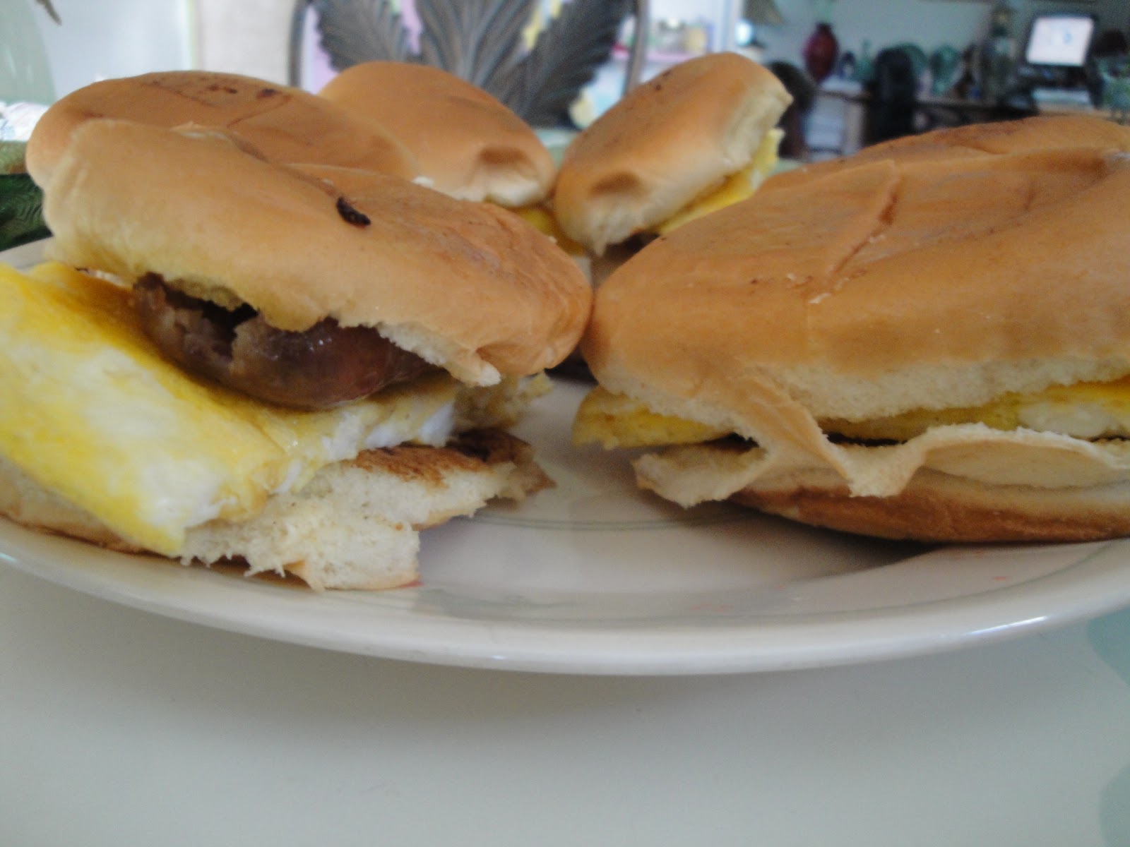 Spice Up your Life Sausage and Egg Sandwich