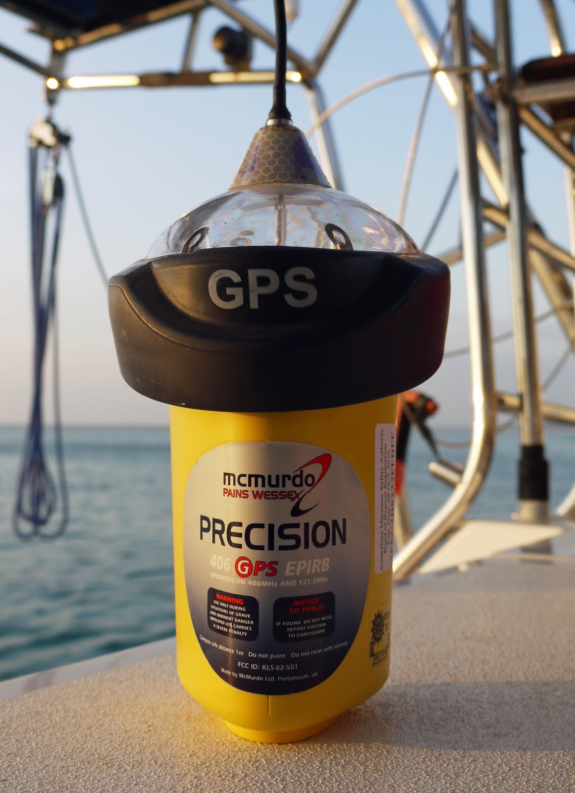 Crystal Blues Offshore Sailing With A 406 EPIRB What Price Safety