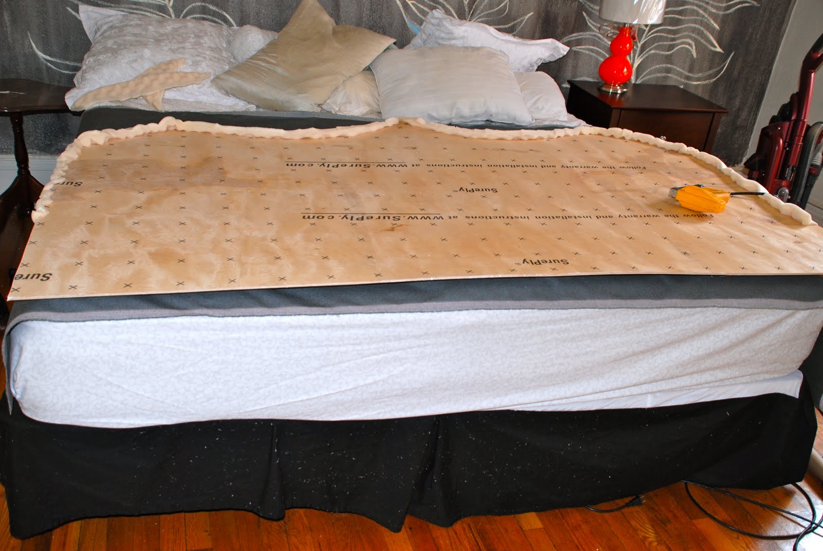 A Thousand Laughing Starfish DIY Padded Headboard Tutorial and One of