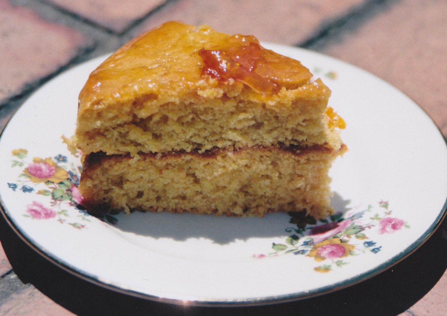 Sour Cherry Cumquat Marmalade Tea Cake
