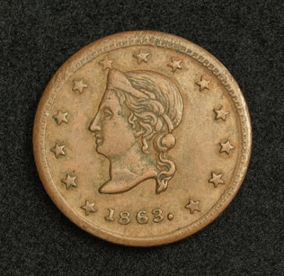 US Civil War Token Store card