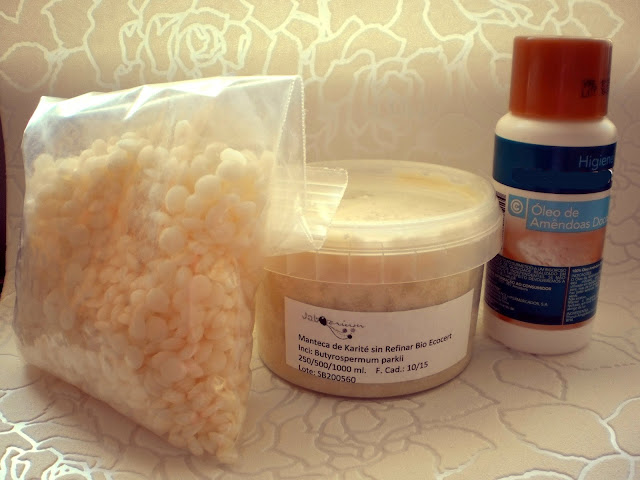 Ingredients - beeswax, shea butter, sweet almond oil