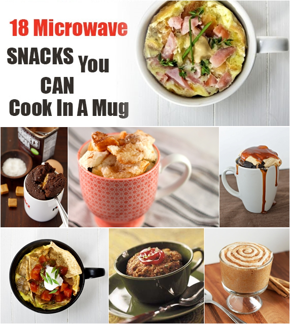 18 Microwave Snacks You Can Cook In A Mug DIY Craft Projects