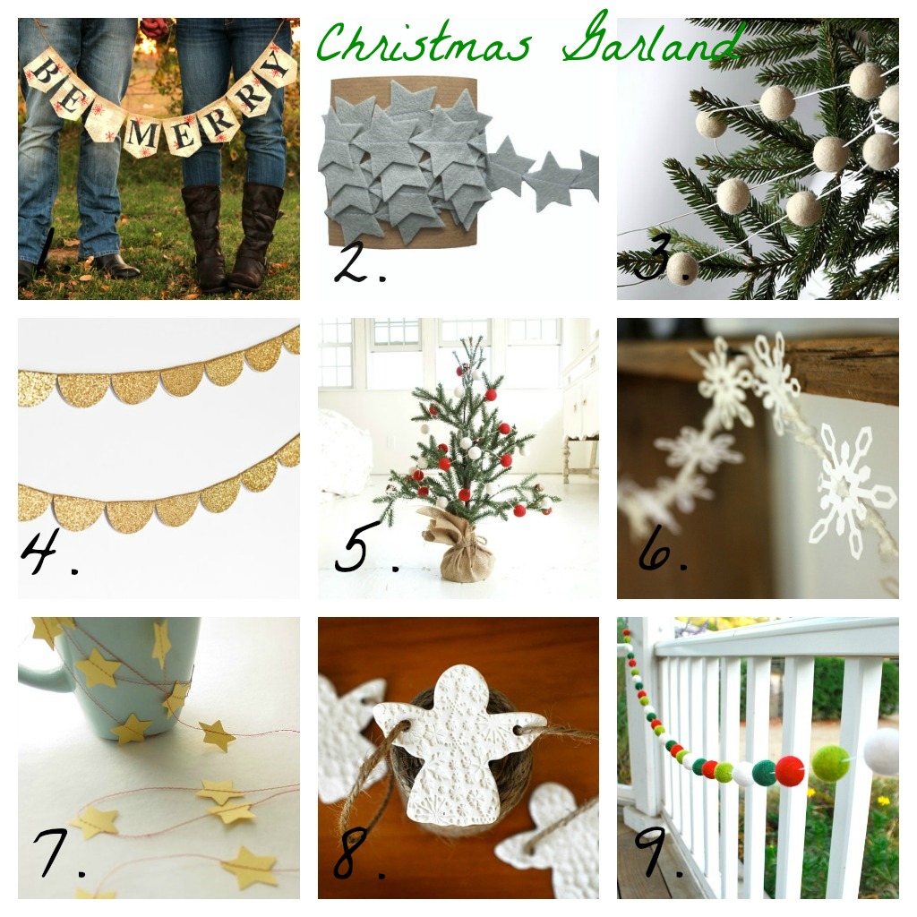 the fancy life Christmas Garland {Etsy Style}