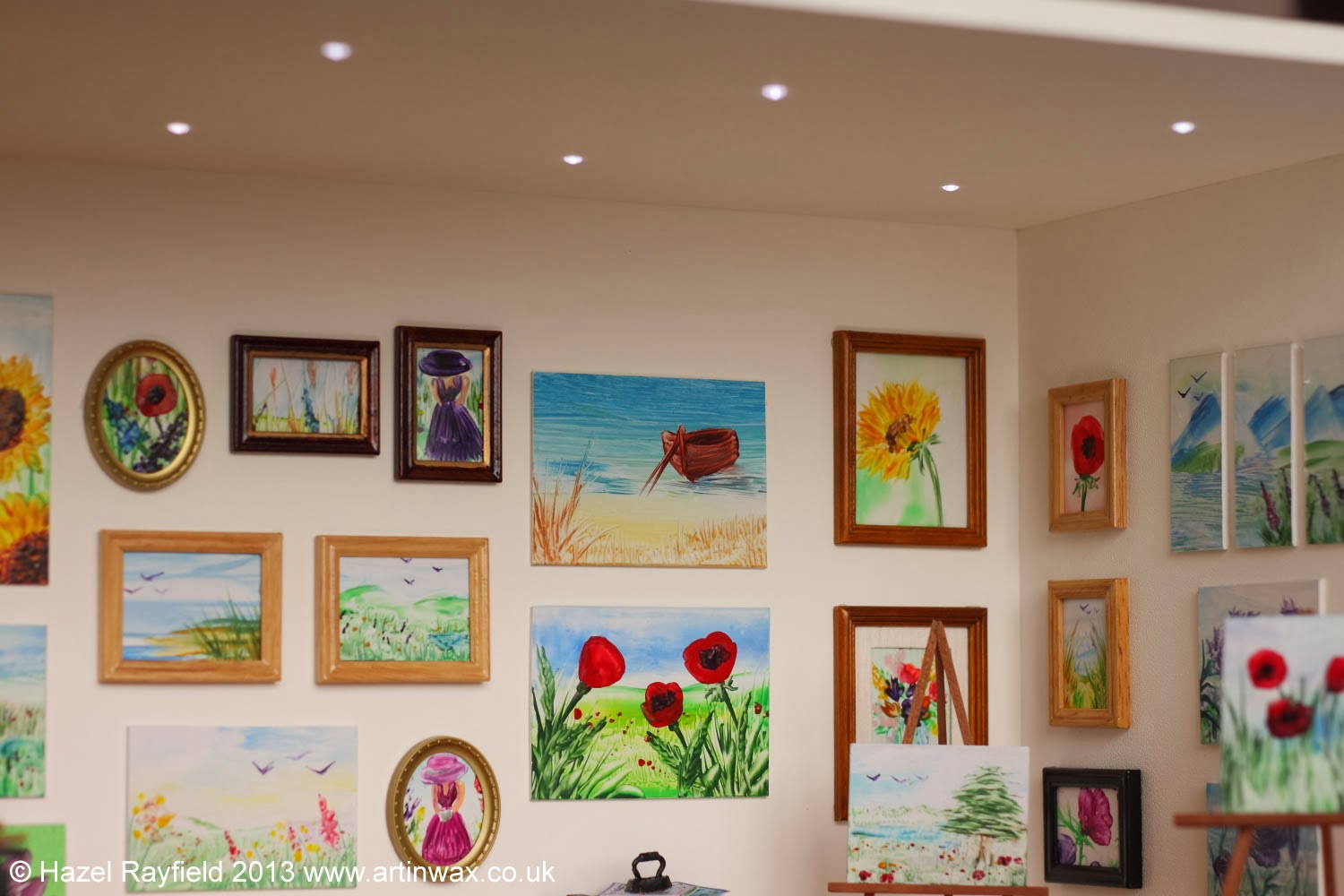 JS Miniatures Blog Tutorial Installing LED Spotlights in a room box