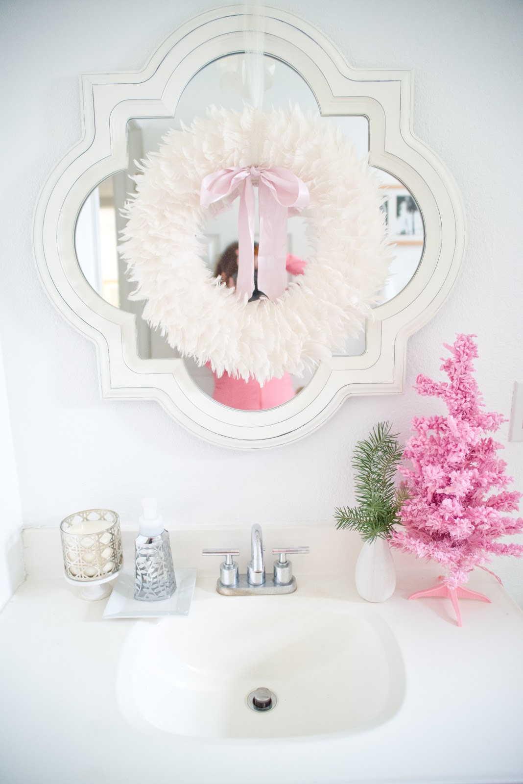Domestic Fashionista A Christmas Bathroom + Entryway