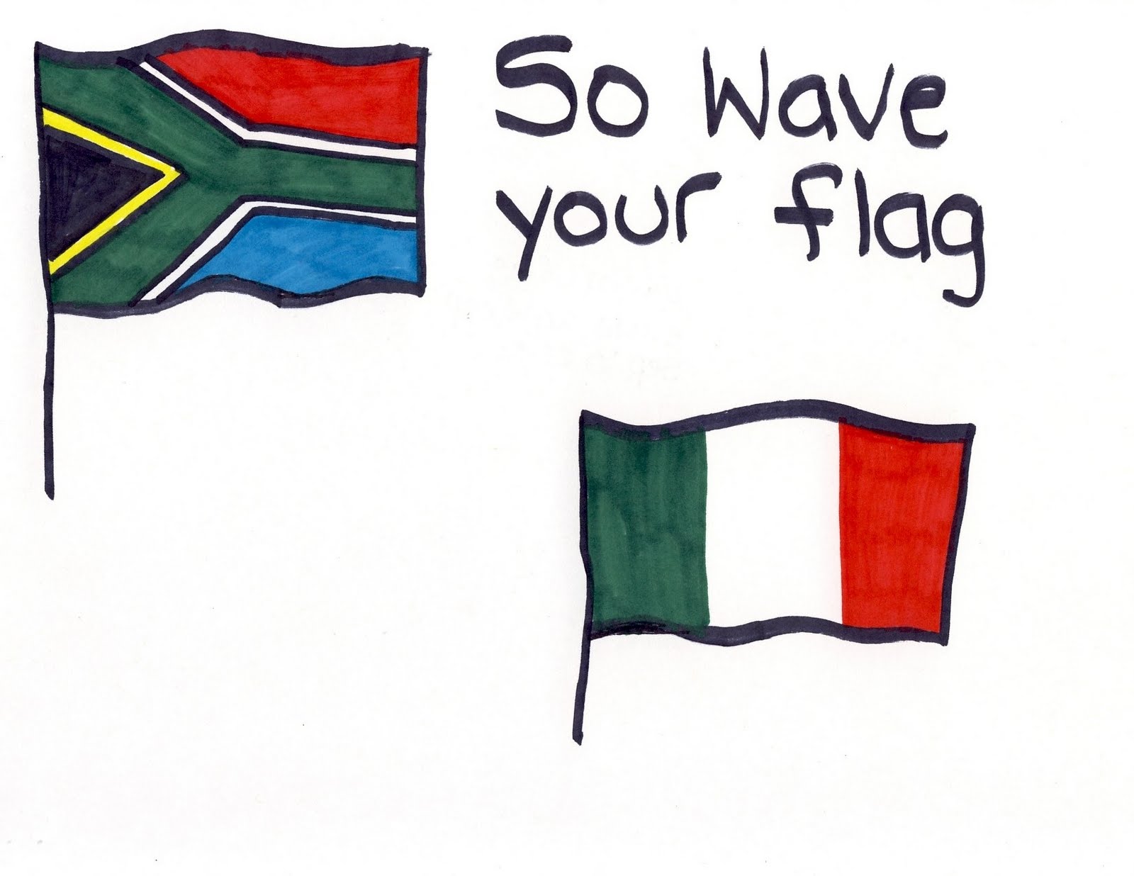Go Wild with Lyrics So Wave Your Flag
