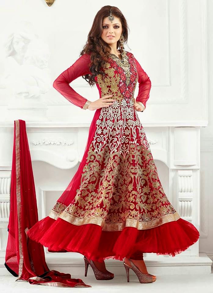 Stylish Madhubala Anarkalis Dresses 2014 Chal Abay