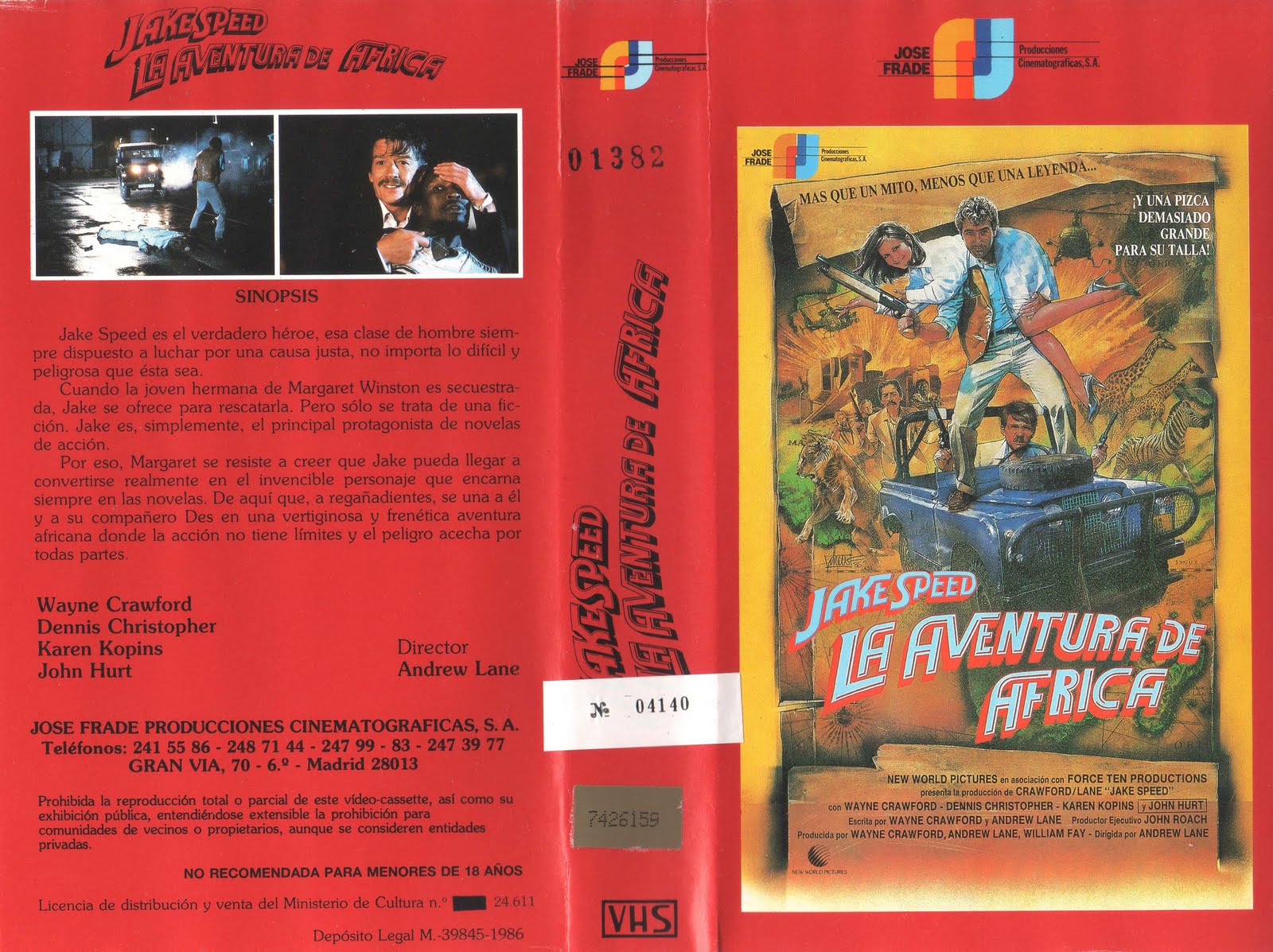 Jake Speed: La Aventura De Africa [1986]