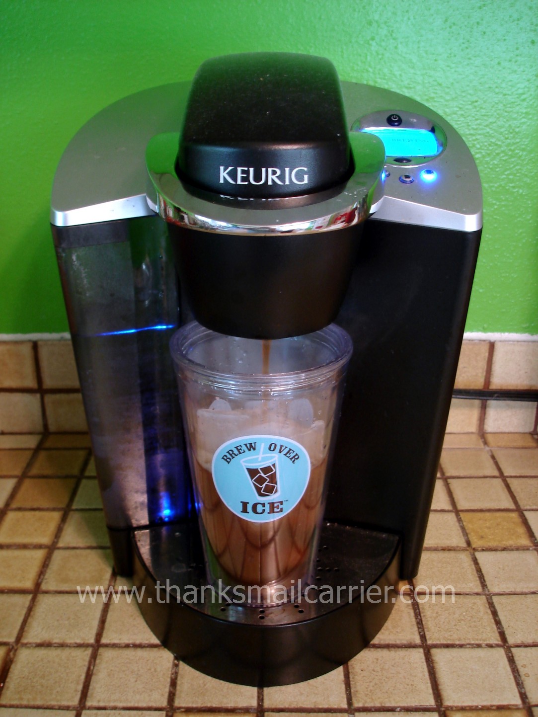 Thanks, Mail Carrier Have Iced Coffee and Iced Tea at Home with