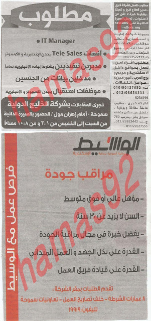 وظائف خالية فى جريدة الوسيط الاسكندرية الجمعة 10-05-2013 %D9%88+%D8%B3+%D8%B3+11