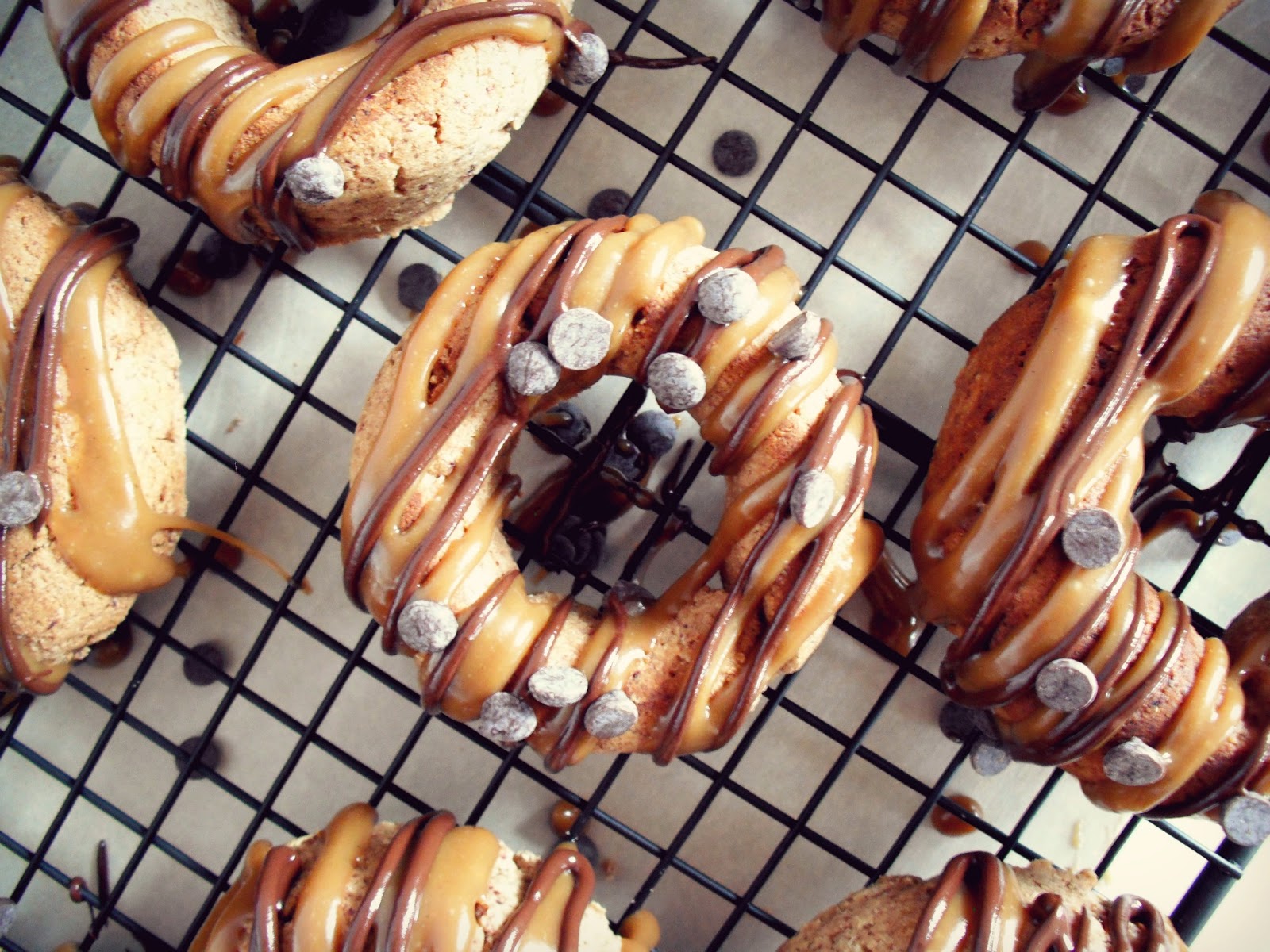 Feeding My Addiction Gluten Free Chocolate Caramel Pronuts {Protein