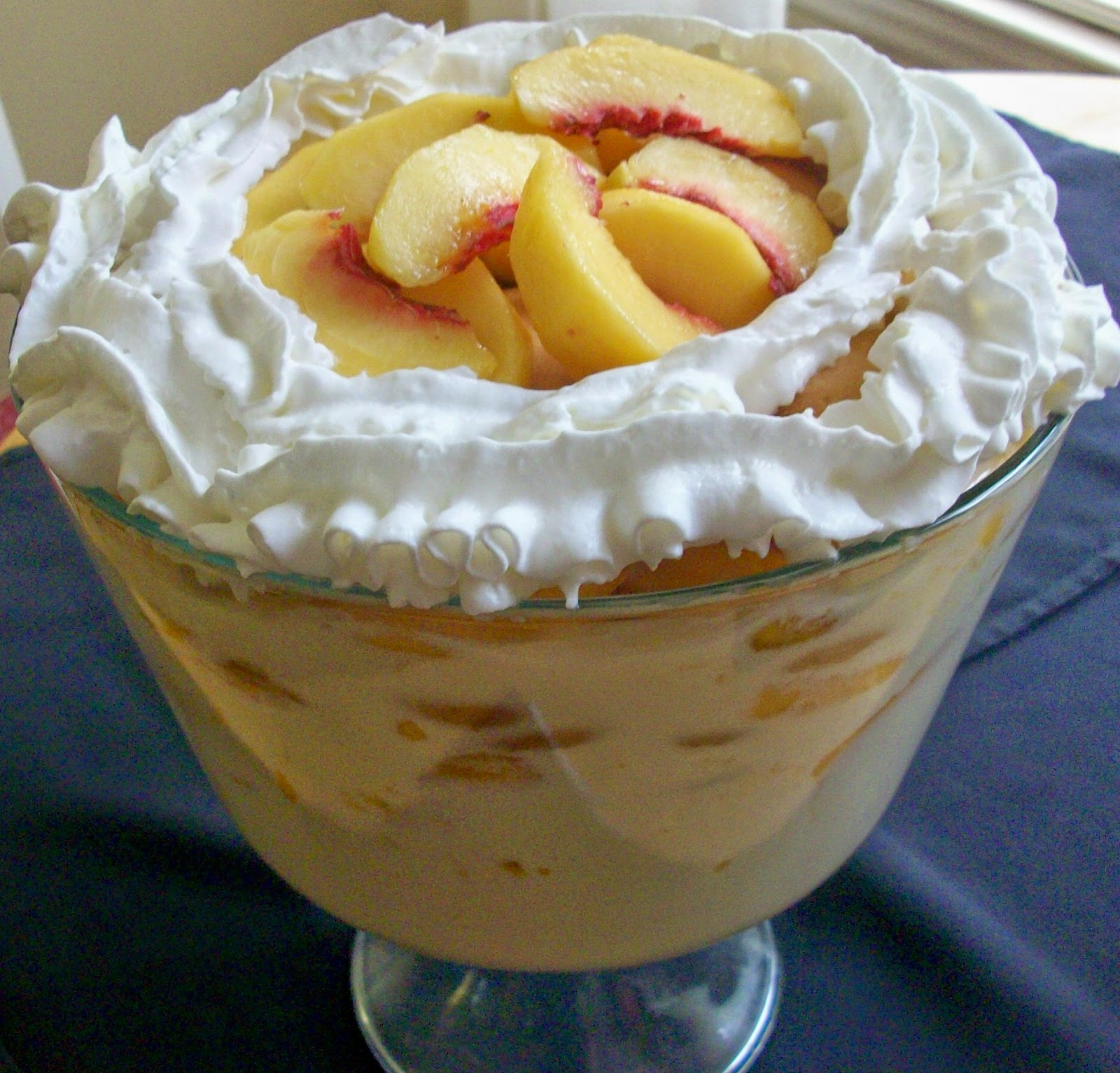 Stir, Laugh, Repeat Peach Pudding