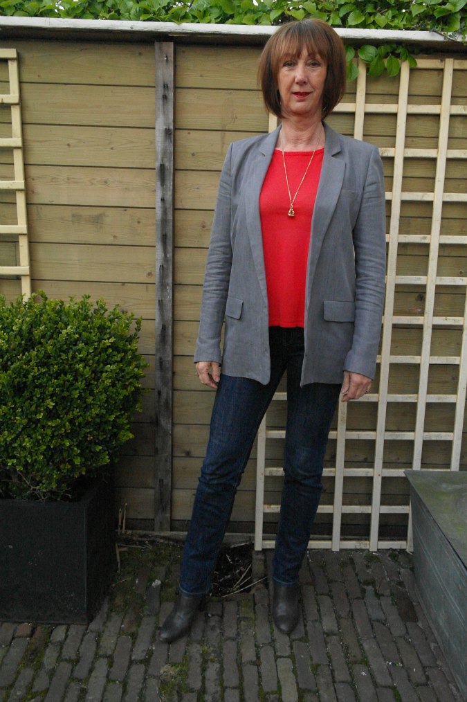 grey boyfriend jacket