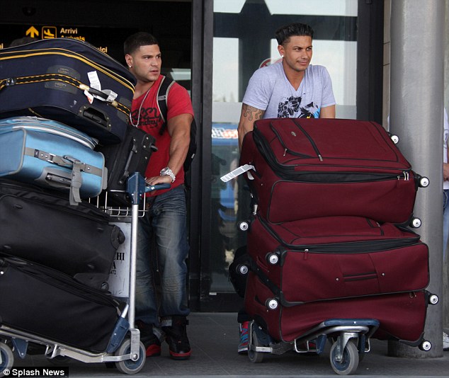the jersey shore cast in italy. jersey shore cast in italy