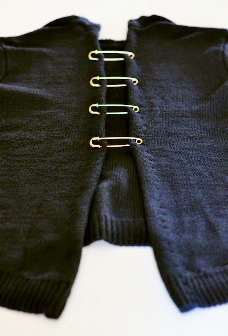 versace safety pin sweatshirt