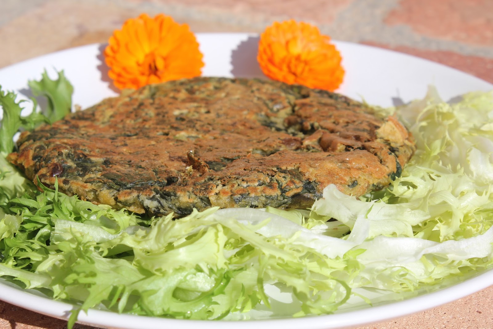 ALIMENTACION HOLISTICA TORTILLA SIN HUEVO DE ESPINACAS