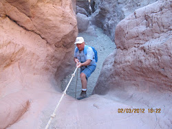 Rick Climbs Up the Crevice