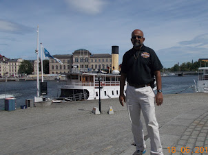 A View of Stockholm from Gamla Stan Old Town of Stockholm.