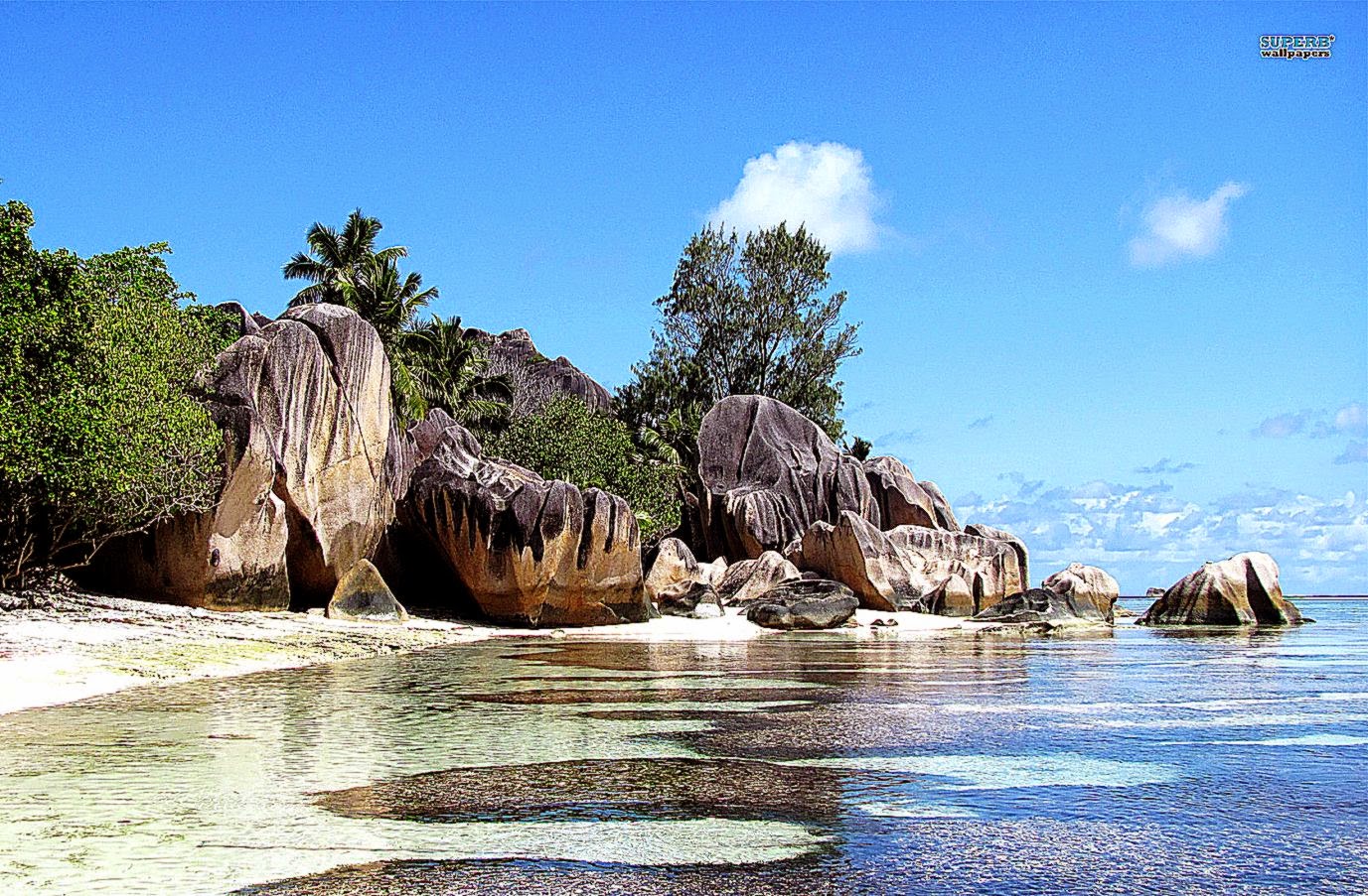 Anse Source d39Argent wallpaper Beach wallpapers Anse Source d39Argent wallpaper Beach wallpapers