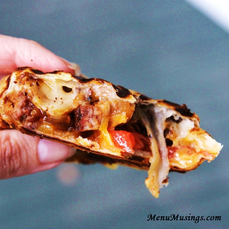 Menu Musings of a Modern American Mom Grilled Cheeseburger Wraps