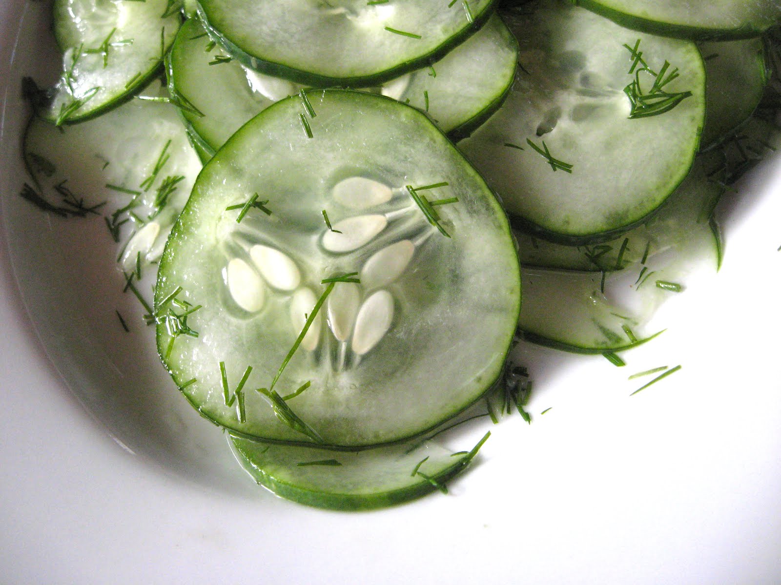 she's in the kitchen finnish cucumber salad