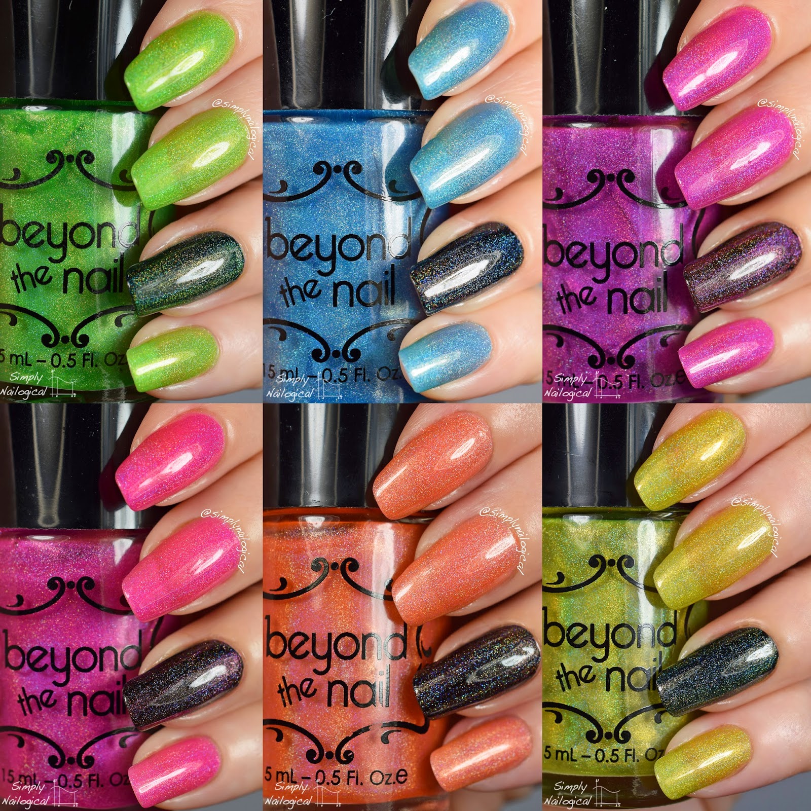 Simply Nailogical Neon. Holo. Jellies. Heaven on Earth by Beyond the Nail