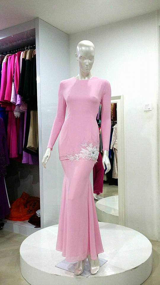 china doll baju kurung moden pink for sale china doll baju kurung moden pink for sale