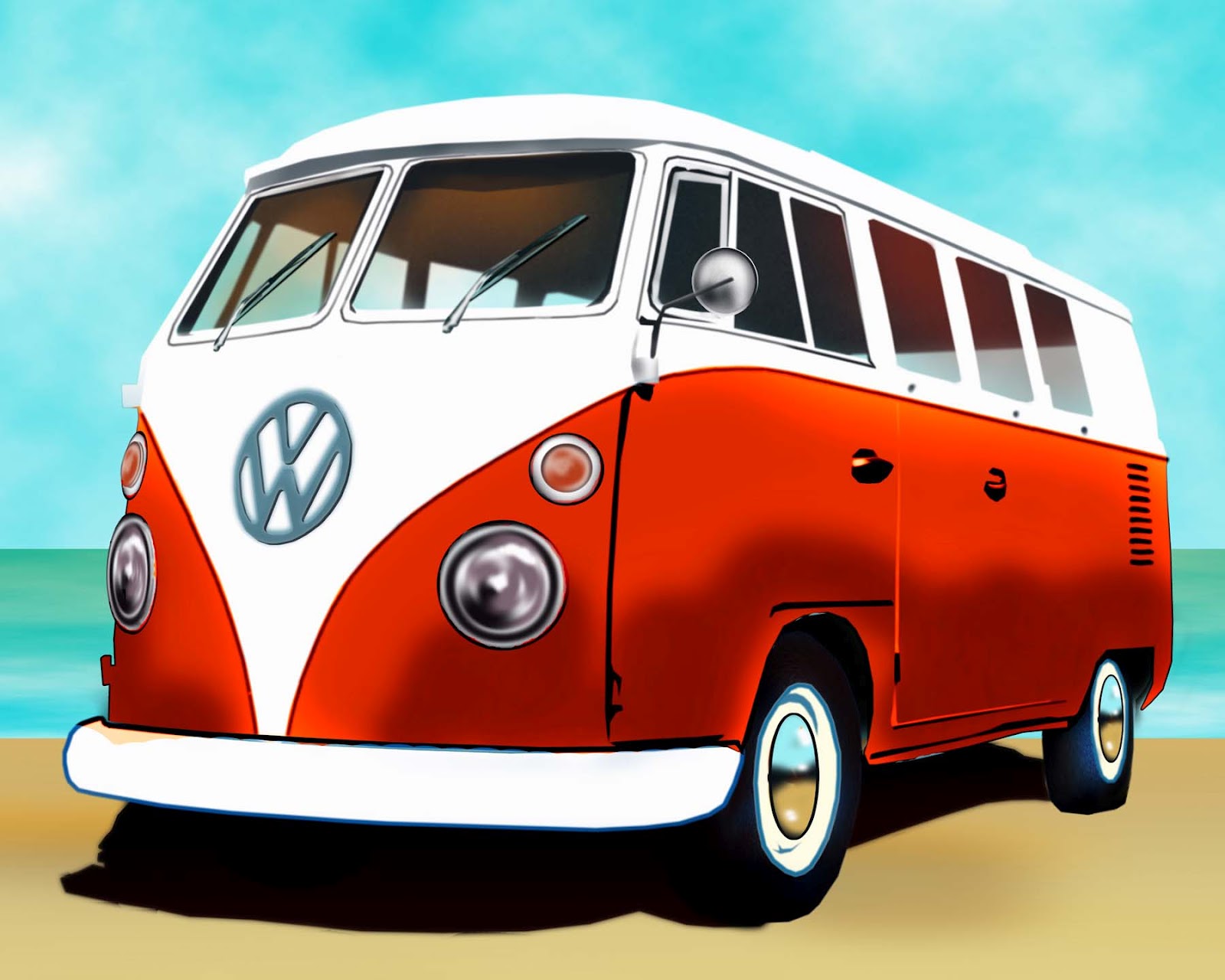 VW CAMPER ART