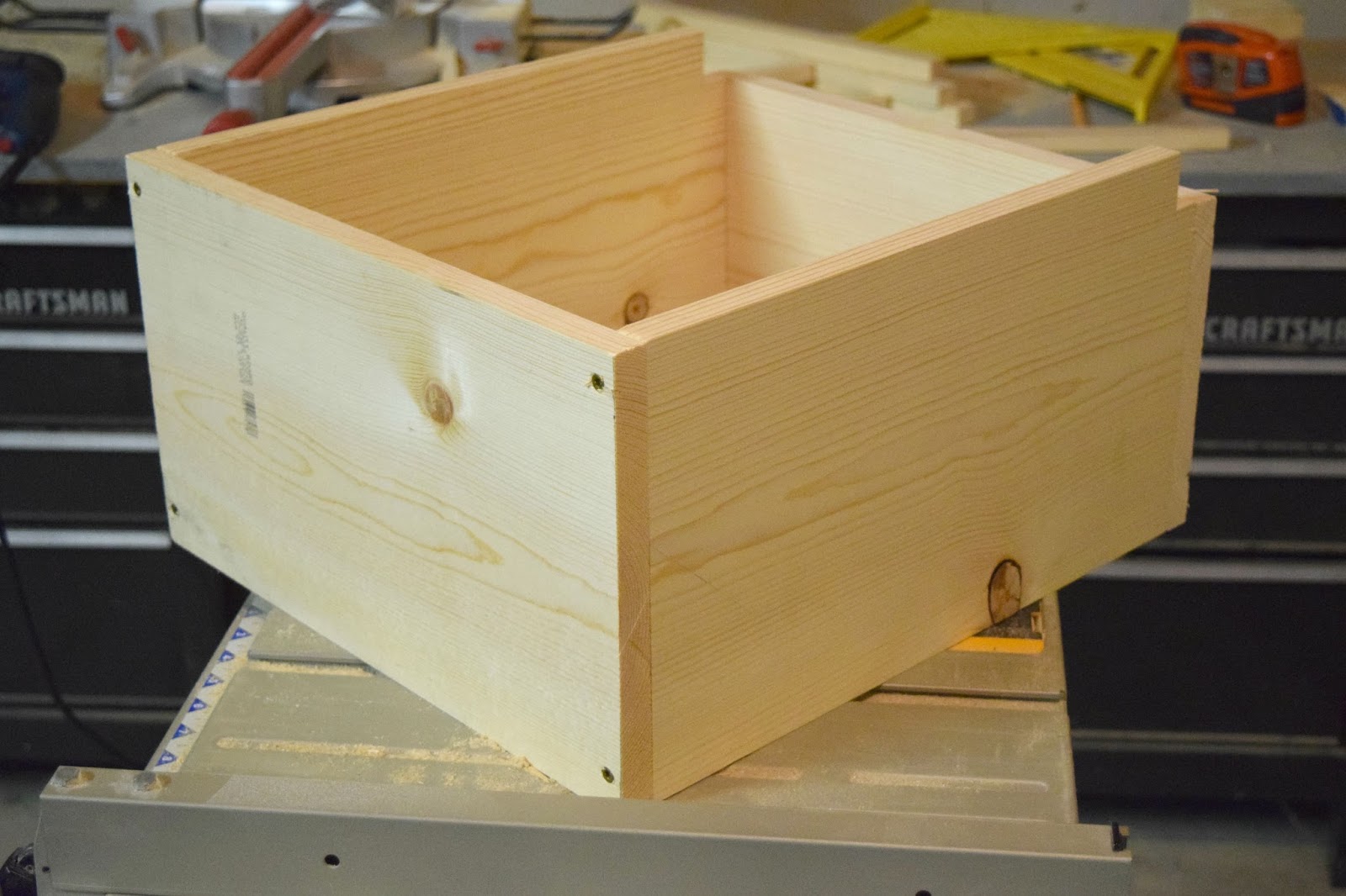 Diy Wood Shoe Box Organizer Our House Now A Home Here Is The Box All Nice And Pretty Wood I Used Was A 1 5 Inch Thick Pine