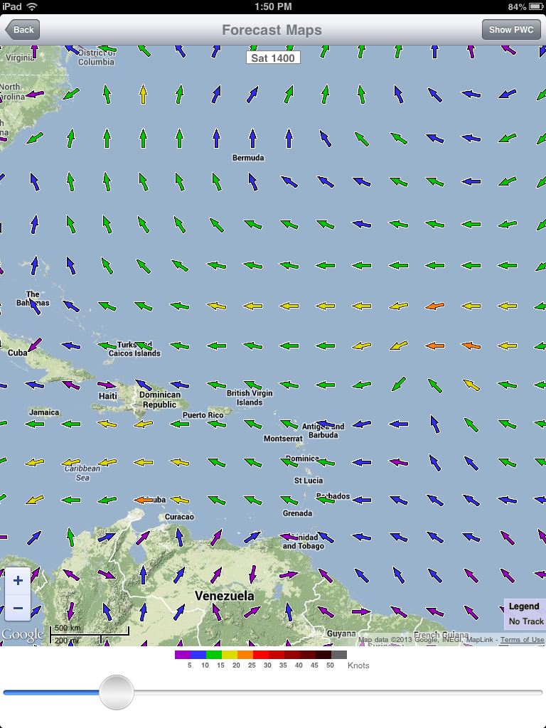 iMarine Apps PredictWind Forecast and Routing