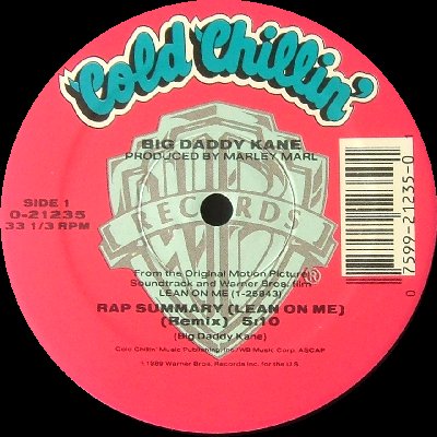 Big Daddy Kane – Rap Summary (Lean On Me) (VLS) (1989) (192 kbps)