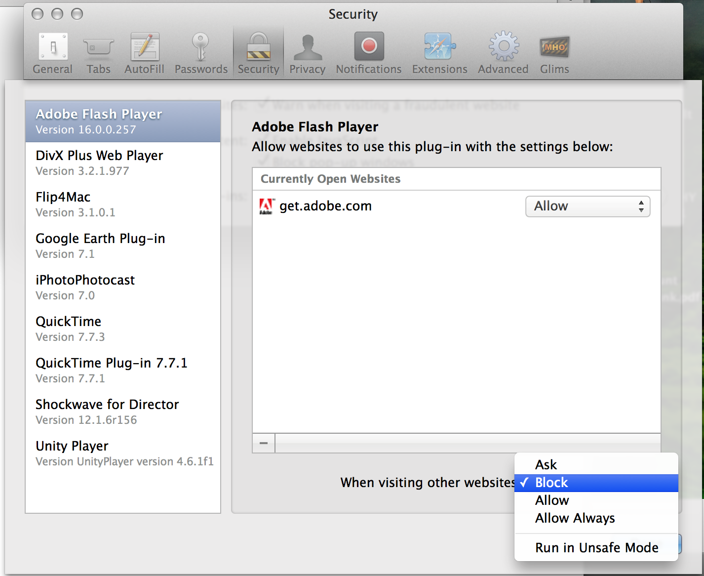 Adobe Flash Player Free Download For Mac Os X 10.9