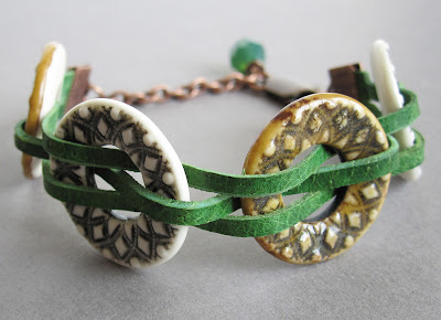 Tracy Stanley Jewelry Kits Bracelet Earrings Pearls Copper Brass