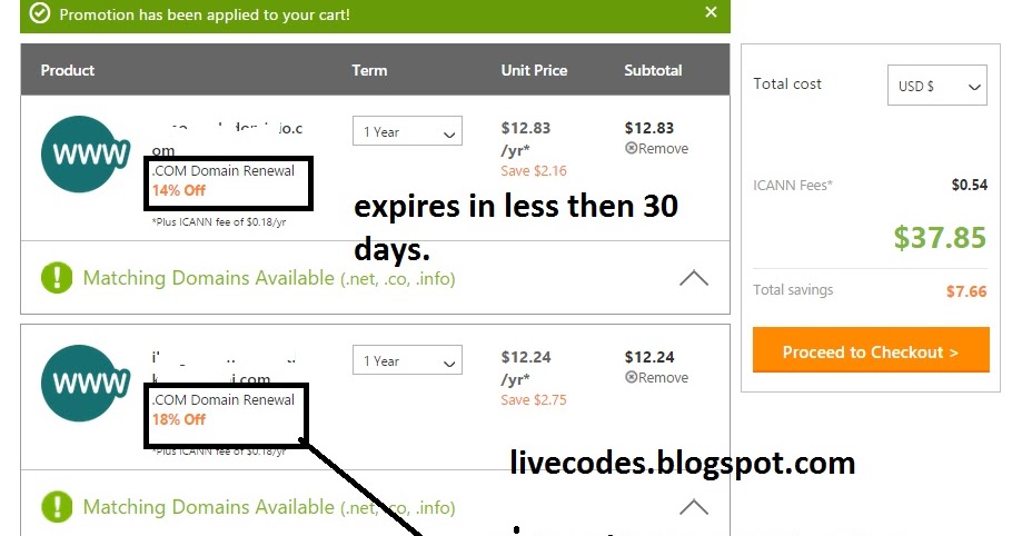 Godaddy coupons august 2019