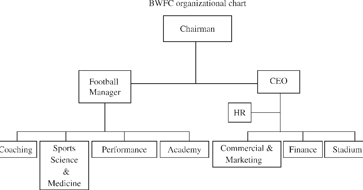 Soccer Club Organizational Chart