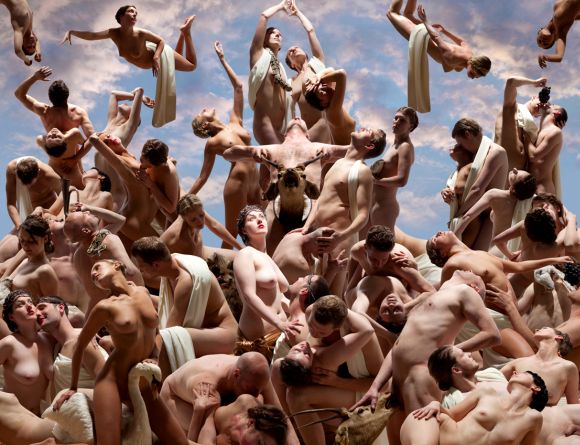 claudia rogge fotografia multidões nuas peladas corpos