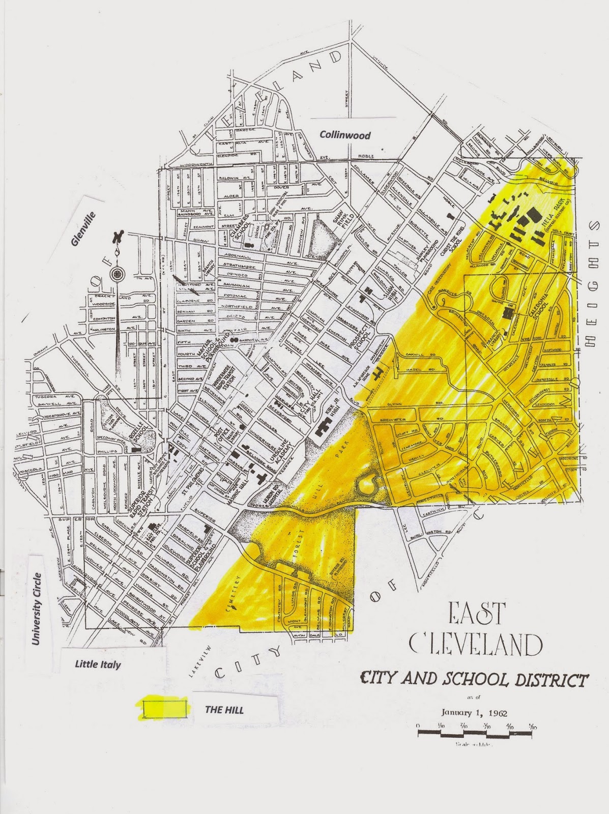 Map Of East Cleveland East Cleveland History: Caledonia - My Second East Cleveland Neighborhood