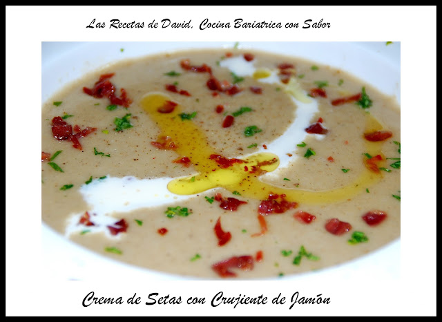 Crema De Setas Con Crujiente De Jamón
