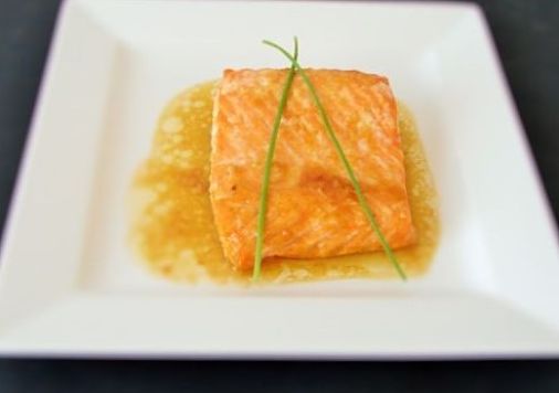 Salmón Al Horno Con Naranja Y Pedro Ximénez