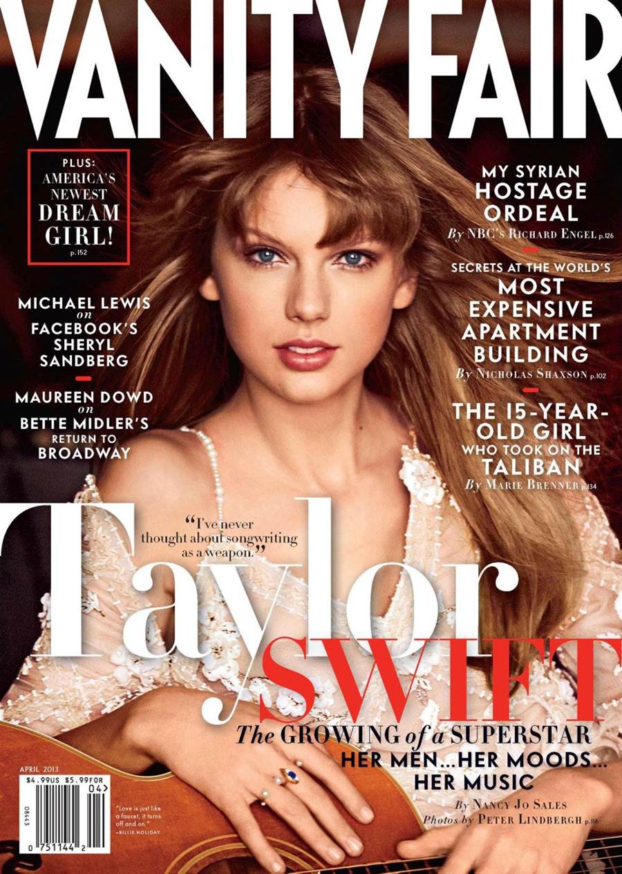 Taylor Swift Vanity Fair Magazine April 2013 MagazinePhotoshoot